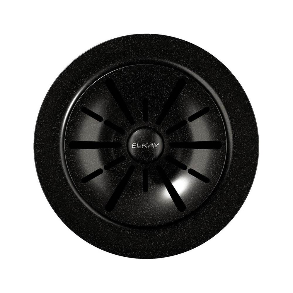 Quartz Perfect Drain Disposer Strainer and Flange - Black