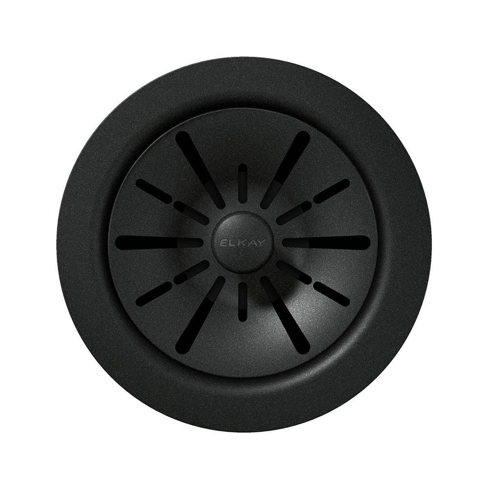 Quartz Perfect Drain Disposer Strainer and Flange - Black
