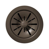 Quartz Perfect Drain Disposer Strainer and Flange - Black