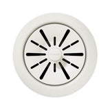 Quartz Perfect Drain Disposer Strainer and Flange - Black