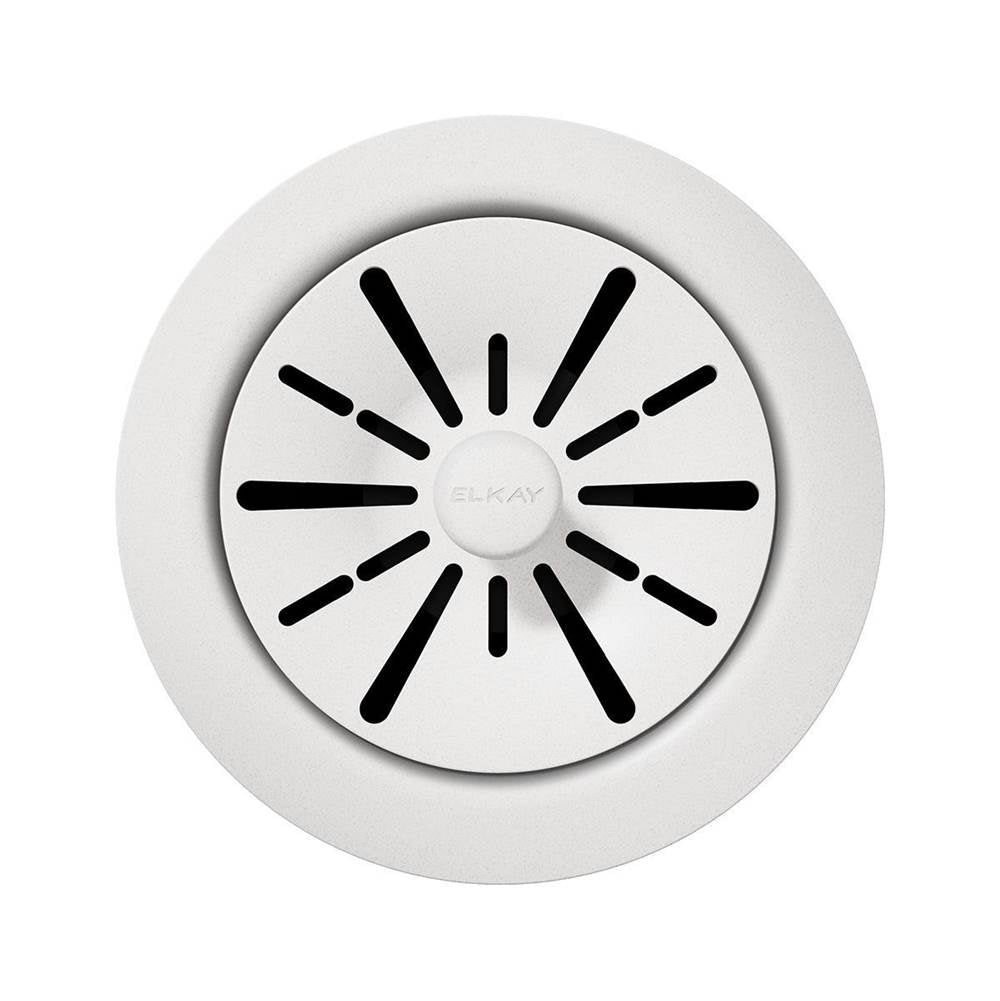 Quartz Perfect Drain Disposer Strainer and Flange - Black