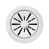 Quartz Perfect Drain Disposer Strainer and Flange - Black