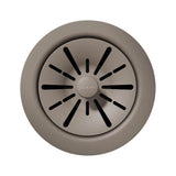 Quartz Perfect Drain Disposer Strainer and Flange - Black