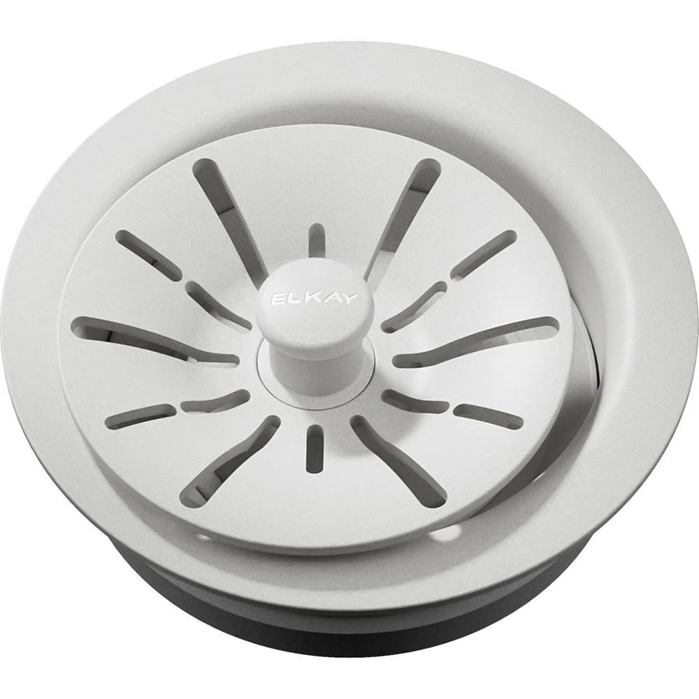 Elkay - Quartz Perfect Drain Disposer Strainer and Flange - White - White