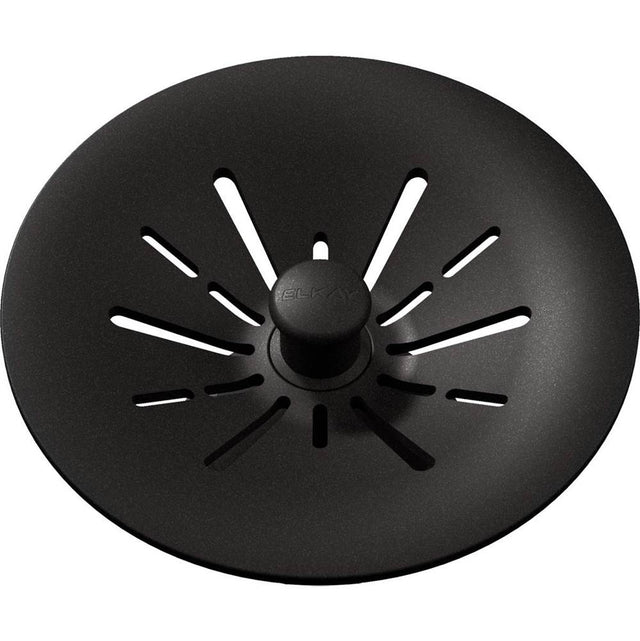 Elkay - Quartz Perfect Drain Basket Strainer Only - Black - Black