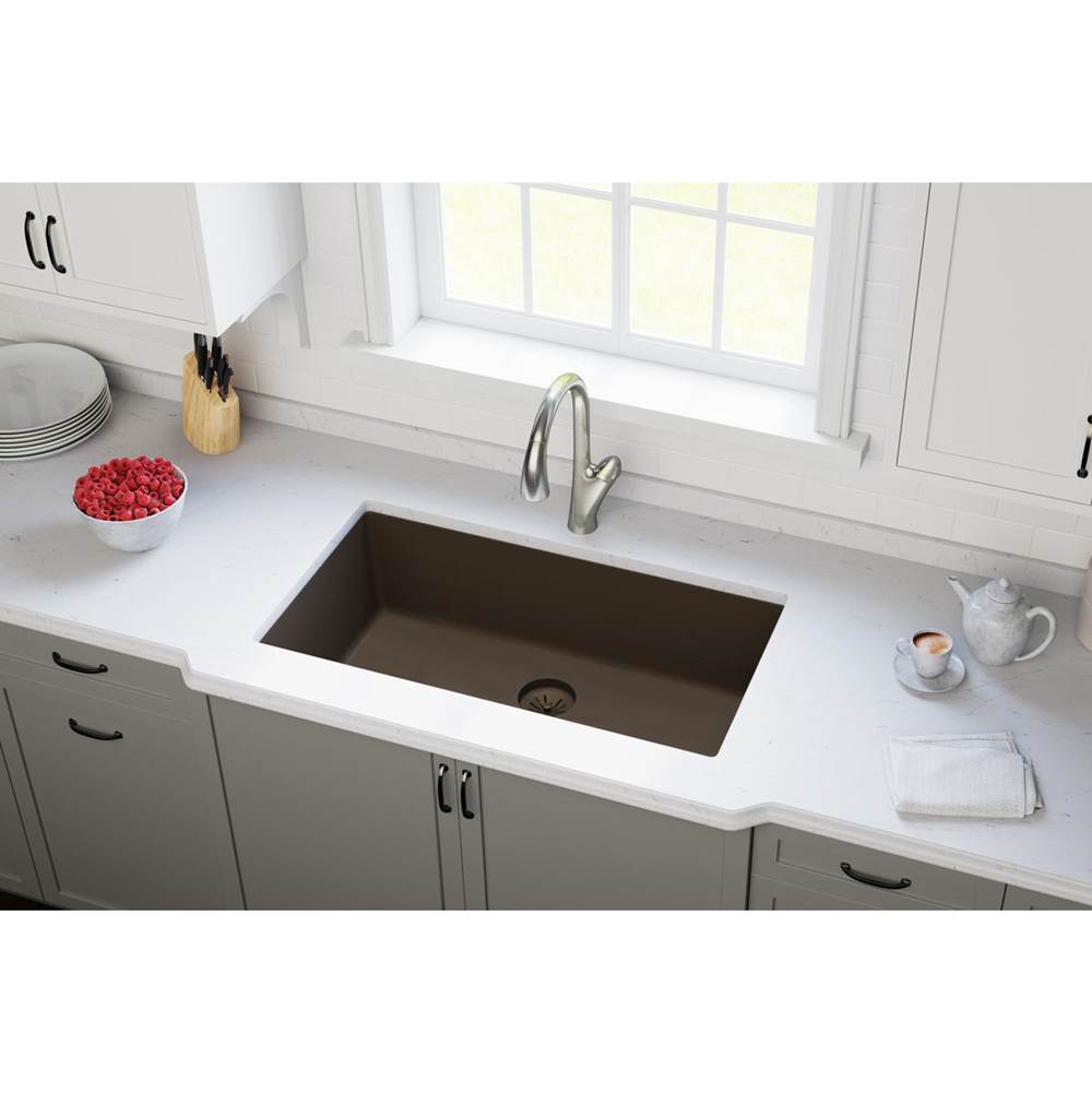 Quartz Perfect Drain Basket Strainer Only - Black