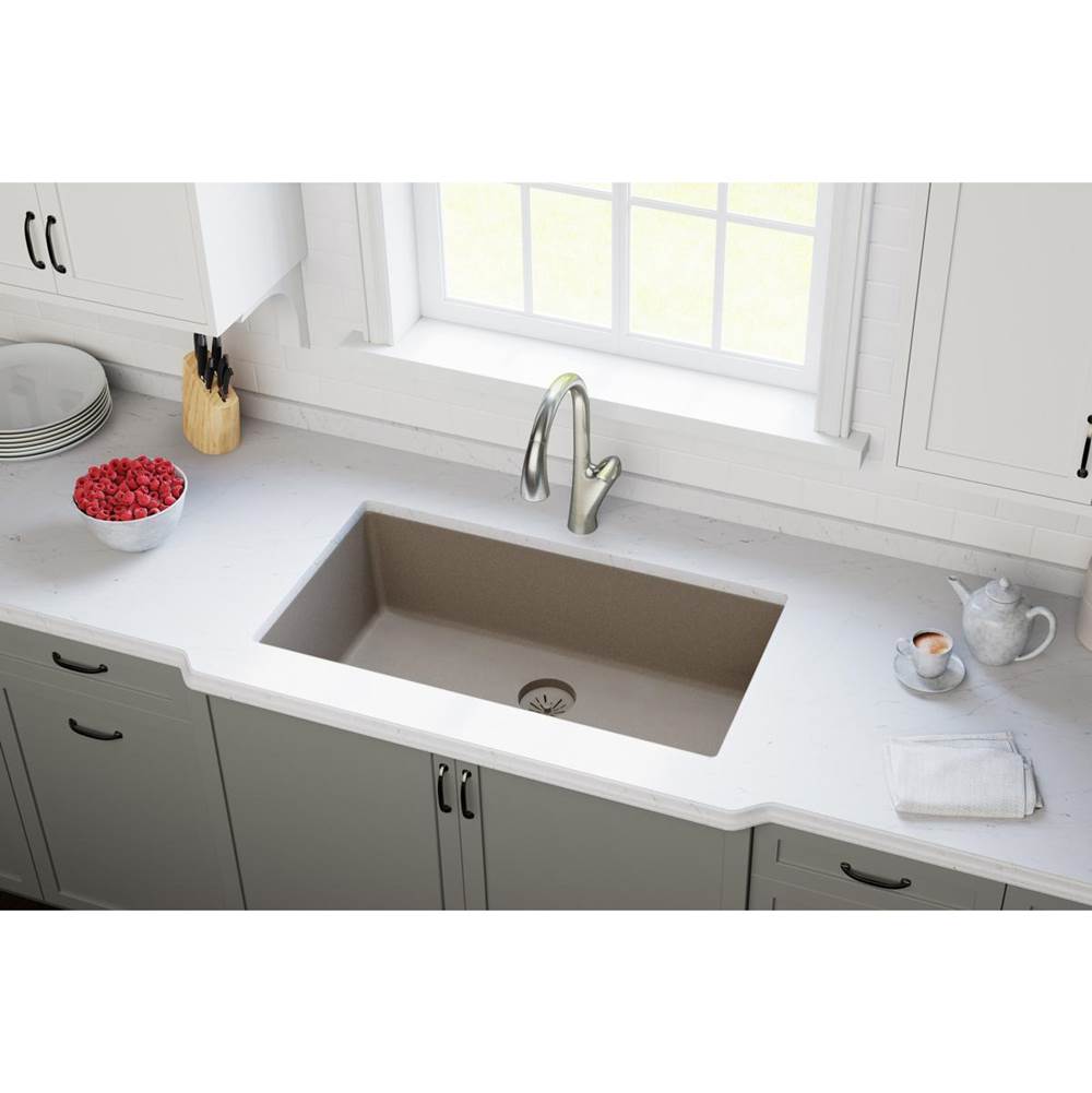 Quartz Perfect Drain Basket Strainer Only - Black