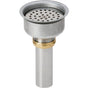 Elkay - Perfect Drain Chrome Plated Brass Body Vandal-resistant Strainer and Tailpiece - Chrome