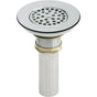 Elkay - 3-1/2'' Drain Type 304 Stainless Steel Body Vandal Resistant Grid Strainer - Polished Stainless Steel