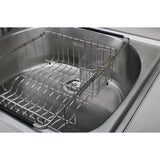 Stainless Steel 3-1/2'' x 5-1/8'' x 4-3/8'' Utensil Caddy