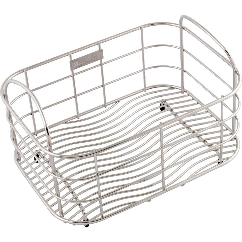 Elkay - Stainless Steel 8'' x 11'' x 7'' Rinsing Basket - Polished Stainless Steel