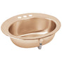 Elkay - 18 Gauge CuVerro antimicrobial copper 19.625'' x 16.6875'' x 6'' Single Bowl Drop-in Bathroom Sink - Lustrous Satin