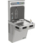 Elkay - ezH2O Bottle Filling Station with Mechanically Activated, Single ADA Cooler Filtered Refrigerated Light Gray - Light Gray Granite