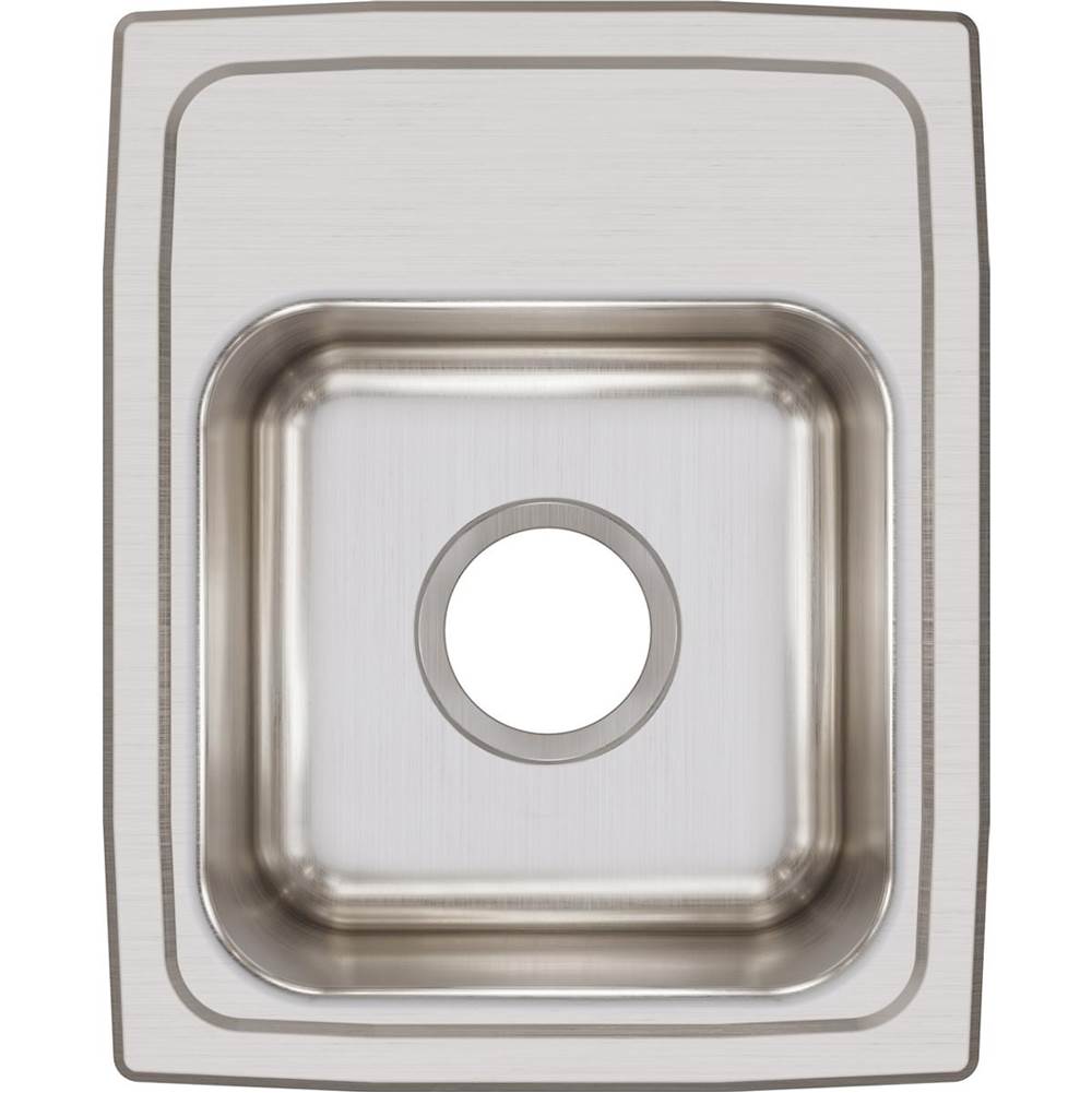 18 Gauge Stainless Steel 13'' x 16'' x 7.625'' Single Bowl Drop-in Kitchen Sink