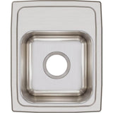 18 Gauge Stainless Steel 13'' x 16'' x 7.625'' Single Bowl Drop-in Kitchen Sink