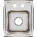 18 Gauge Stainless Steel 13'' x 16'' x 7.625'' Single Bowl Drop-in Kitchen Sink