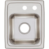 18 Gauge Stainless Steel 13'' x 16'' x 7.625'' Single Bowl Drop-in Kitchen Sink