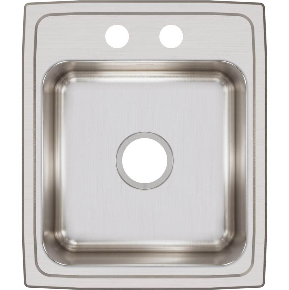 18 Gauge Stainless Steel 17'' x 20'' x 7.625'' Single Bowl Drop-in Kitchen Sink