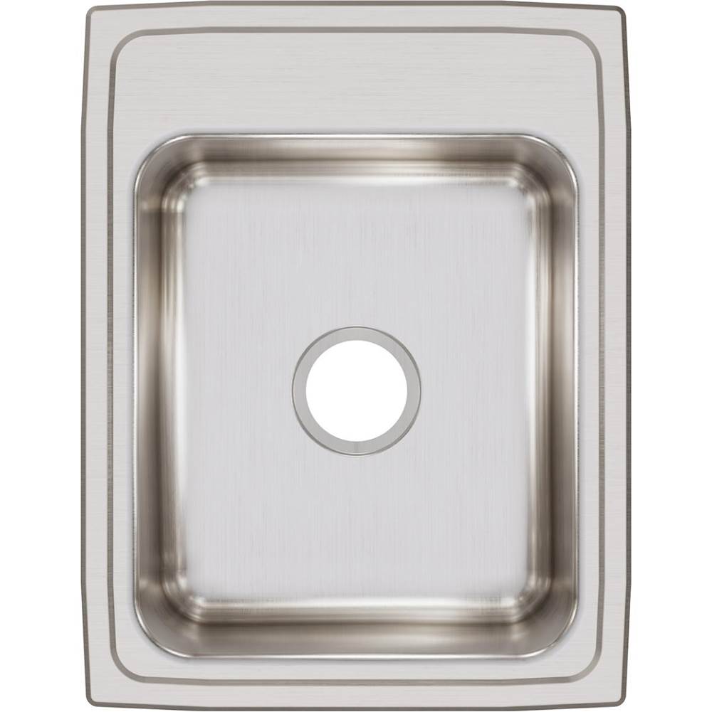 18 Gauge Stainless Steel 17'' x 22'' x 7.625'' Single Bowl Drop-in Kitchen Sink