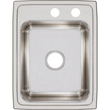 18 Gauge Stainless Steel 17'' x 22'' x 7.625'' Single Bowl Drop-in Kitchen Sink