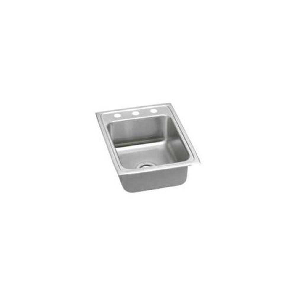 Elkay - 18 Gauge Stainless Steel 17'' x 22'' x 7.625'' Single Bowl Drop-in Kitchen Sink