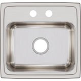 18 Gauge Stainless Steel 19'' x 18'' x 7.625'' Single Bowl Drop-in Kitchen Sink