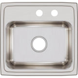 18 Gauge Stainless Steel 19'' x 18'' x 7.625'' Single Bowl Drop-in Kitchen Sink