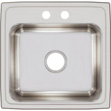 18 Gauge Stainless Steel 19.5'' x 19'' x 7.5'' Single Bowl Drop-in Kitchen Sink