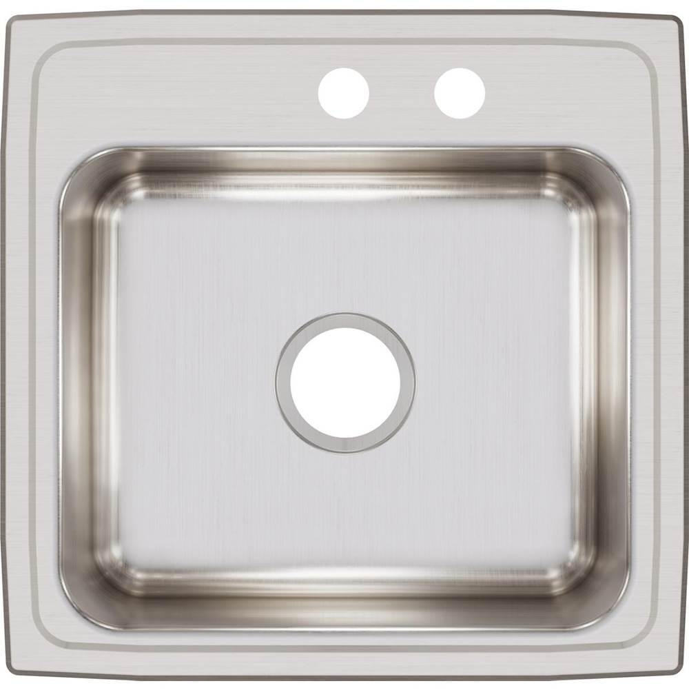 18 Gauge Stainless Steel 19.5'' x 19'' x 7.5'' Single Bowl Drop-in Kitchen Sink