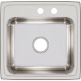 18 Gauge Stainless Steel 19.5'' x 19'' x 7.5'' Single Bowl Drop-in Kitchen Sink