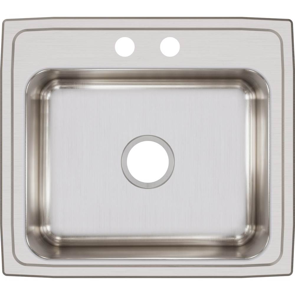 18 Gauge Stainless Steel 22'' x 19.5'' x 7.625'' Single Bowl Drop-in Kitchen Sink