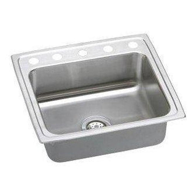 Elkay - 18 Gauge Stainless Steel 22'' x 19.5'' x 7.625'' Single Bowl Drop-in Kitchen Sink