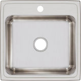 18 Gauge Stainless Steel 22'' x 22'' x 7.625'' Single Bowl Drop-in Kitchen Sink