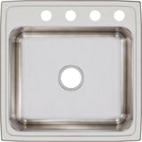 18 Gauge Stainless Steel 22'' x 22'' x 7.625'' Single Bowl Drop-in Kitchen Sink