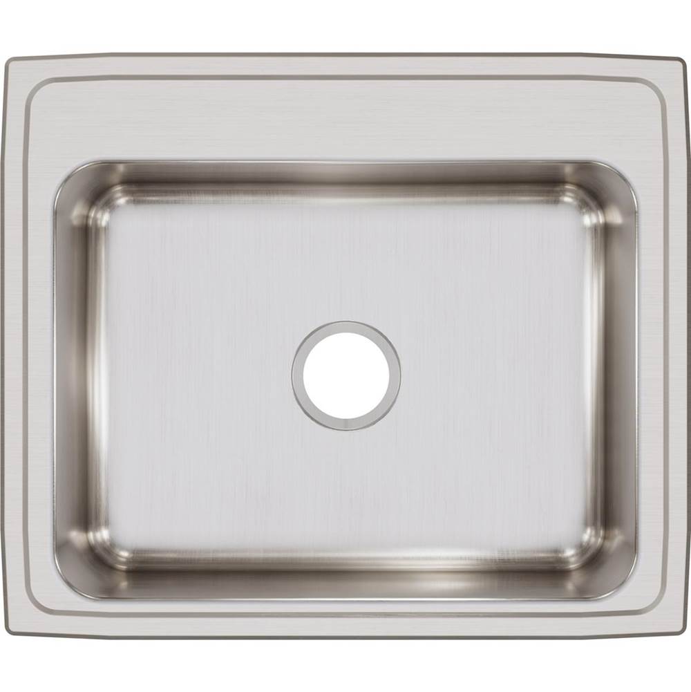 18 Gauge Stainless Steel 25'' x 21.25'' x 7.875'' Single Bowl Drop-in Kitchen Sink