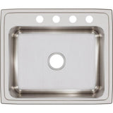 18 Gauge Stainless Steel 25'' x 21.25'' x 7.875'' Single Bowl Drop-in Kitchen Sink