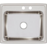 18 Gauge Stainless Steel 25'' x 21.25'' x 7.875'' Single Bowl Drop-in Kitchen Sink