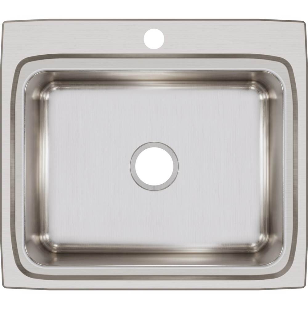 18 Gauge Stainless Steel 25'' x 22'' x 8.125'' Single Bowl Drop-in Kitchen Sink