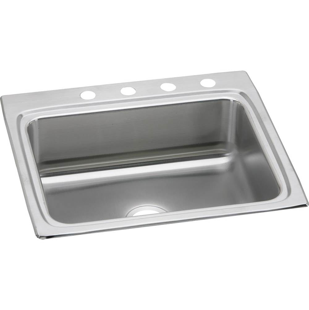 Elkay - 18 Gauge Stainless Steel 25'' x 22'' x 8.125'' Single Bowl Drop-in Kitchen Sink - Lustrous Satin