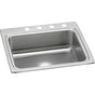 Elkay - 18 Gauge Stainless Steel 25'' x 22'' x 8.125'' Single Bowl Drop-in Kitchen Sink - Lustrous Satin