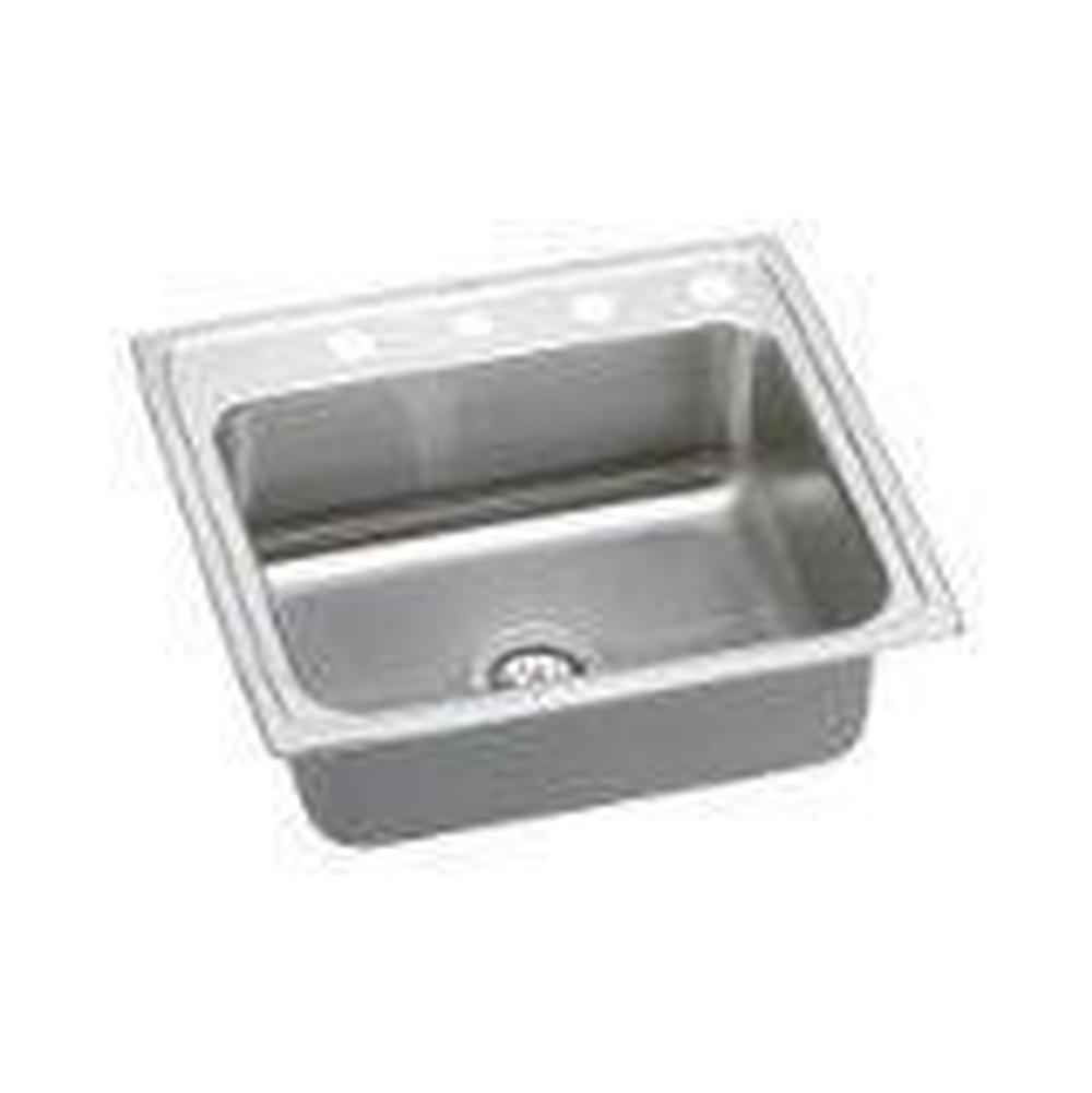 Elkay - 18 Gauge Stainless Steel 25'' x 22'' x 8.125'' Single Bowl Drop-in Kitchen Sink