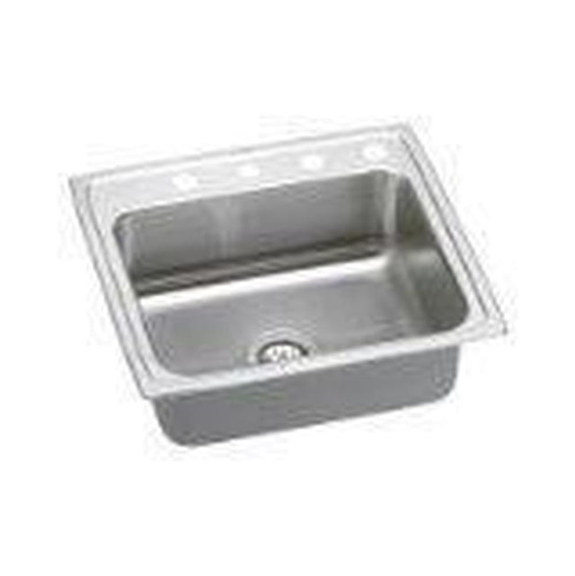 Elkay - 18 Gauge Stainless Steel 25'' x 22'' x 8.125'' Single Bowl Drop-in Kitchen Sink