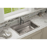 18 Gauge Stainless Steel 31'' x 22'' x 7.625'' Single Bowl Drop-in Kitchen Sink