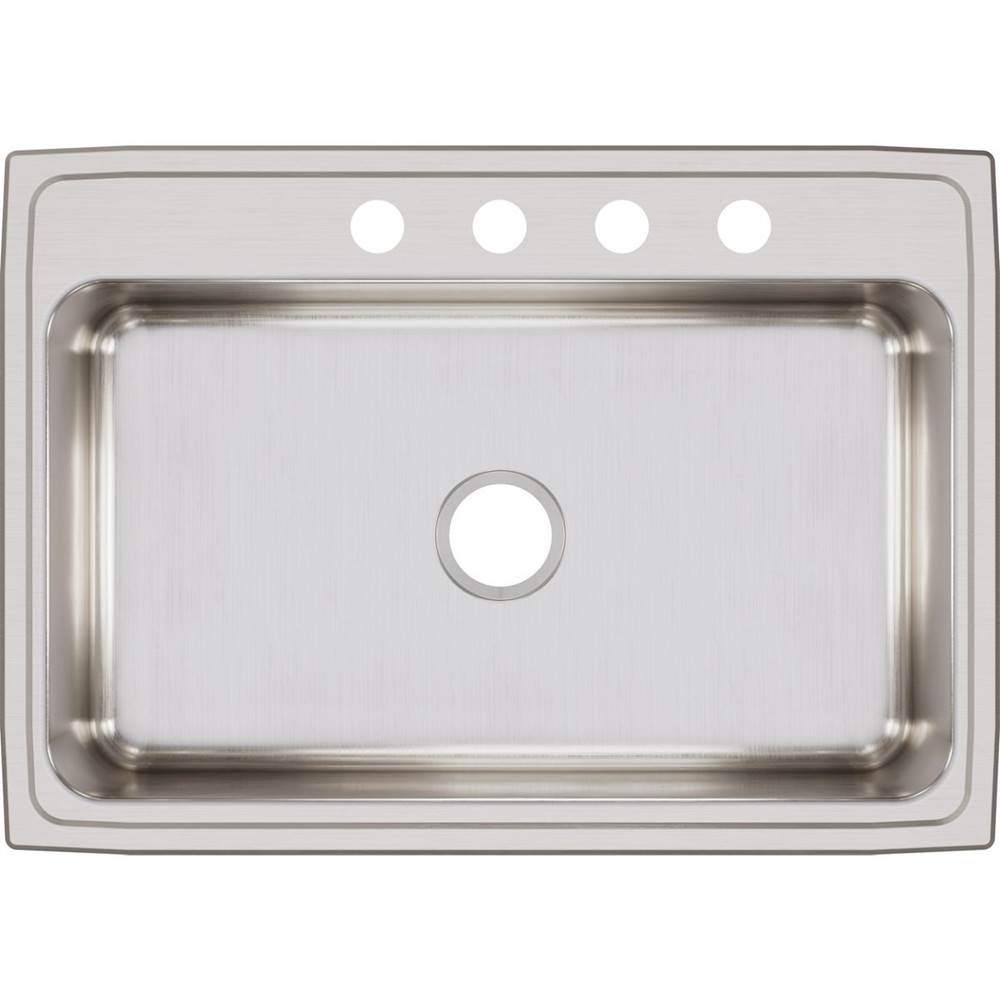 18 Gauge Stainless Steel 31'' x 22'' x 7.625'' Single Bowl Drop-in Kitchen Sink