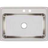 18 Gauge Stainless Steel 31'' x 22'' x 7.625'' Single Bowl Drop-in Kitchen Sink