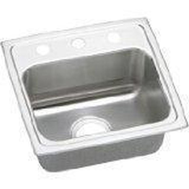 Elkay - 18 Gauge Stainless Steel 17'' x 16'' x 6.5'' Single Bowl Drop-in Kitchen Sink