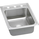 Elkay - 18 Gauge Stainless Steel 17'' x 22'' x 5.5'' Single Bowl Drop-in Kitchen Sink - Lustrous Satin