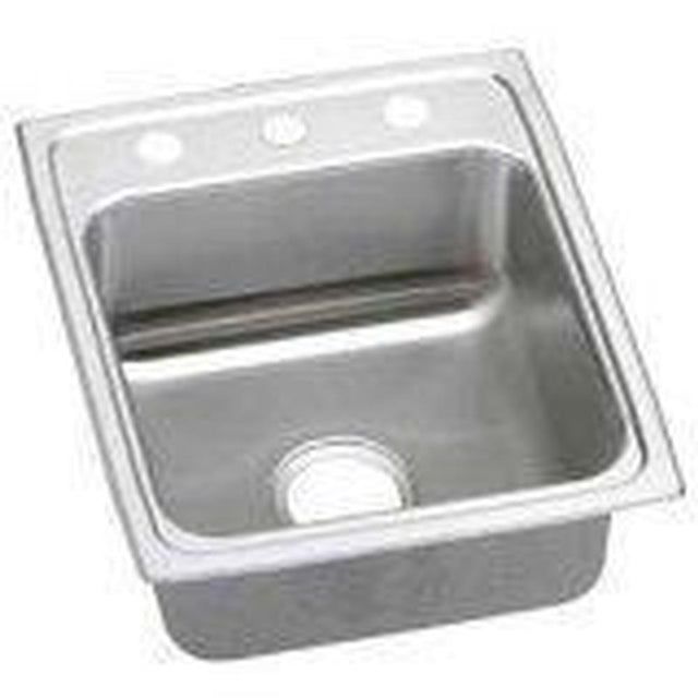 Elkay - 18 Gauge Stainless Steel 17'' x 22'' x 5.5'' Single Bowl Drop-in Kitchen Sink