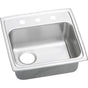 Elkay - 18 Gauge Stainless Steel 19'' x 18'' x 5.5'' Single Bowl Drop-in Kitchen Sink - Lustrous Satin