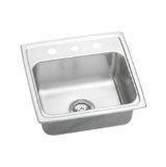 Elkay - 18 Gauge Stainless Steel 19.5'' x 19'' x 5.5'' Single Bowl Drop-in Kitchen Sink